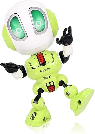 Amazon Pro Konoko ミニーロボット 会話智能ロボット ロボットおもちゃ 男の子 Led付け ストレス解消 グッズ 3歳以上の男の子 女の子 誕生日プレゼント 緑 電動ロボット おもちゃ