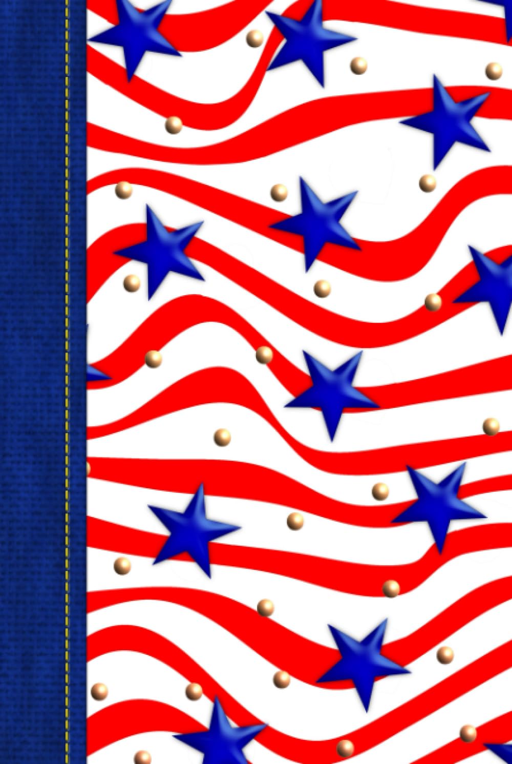 Stars and Stripes Journal: a GRAPH PAPER notebook for self-expression