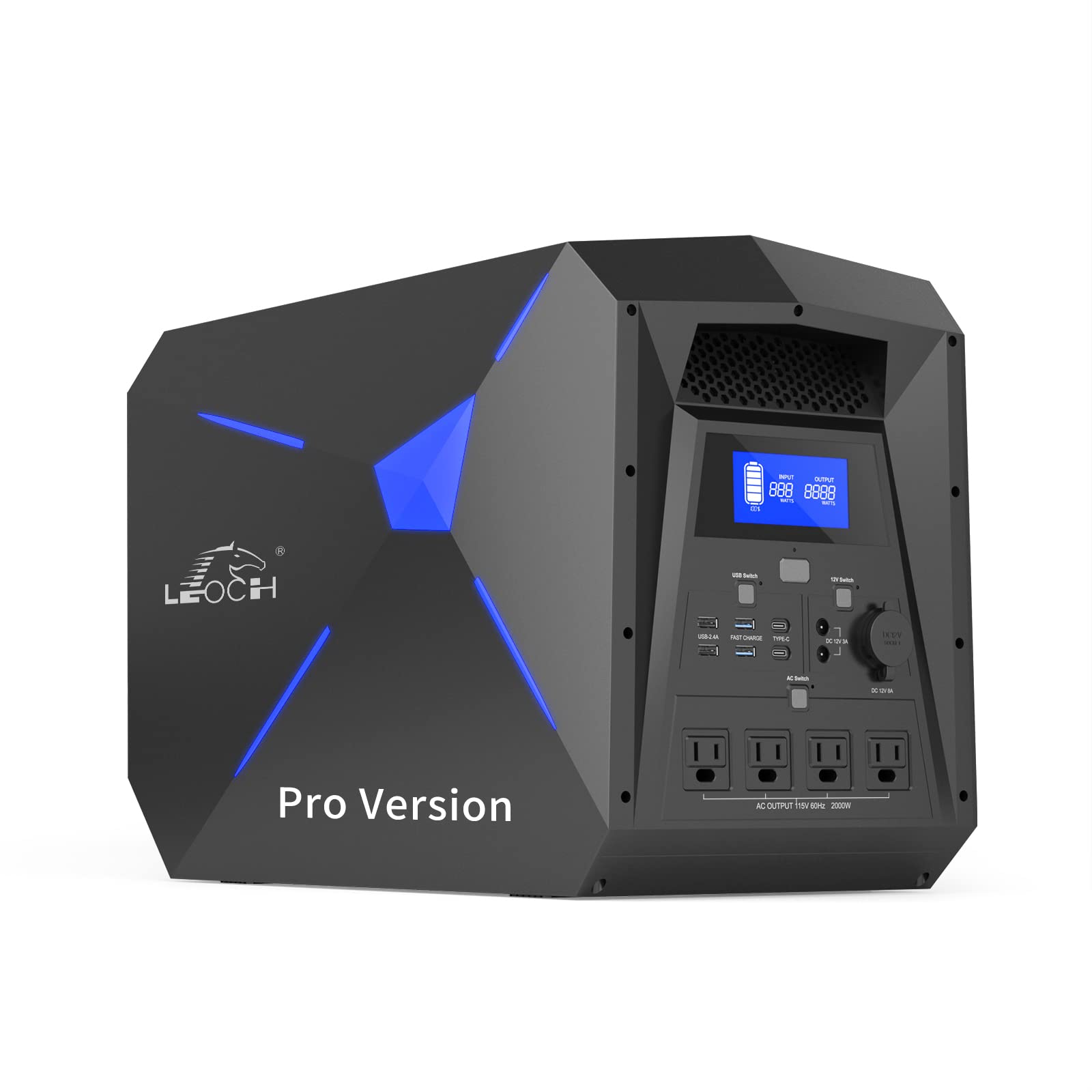 Buy LEOCH Solar Power Station 2000W Upgraded Version, 80 Recharge In 1