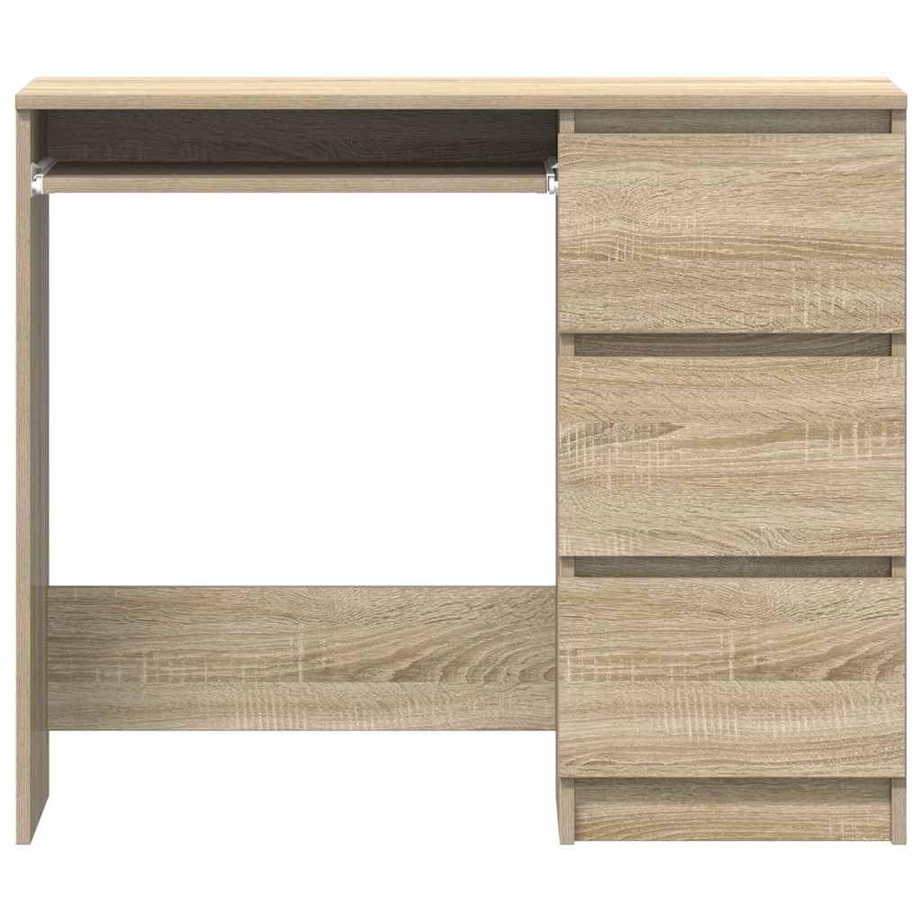 Biurko dąb Sonoma 90 x 45 x 76 cm materiał drewnopochodny
