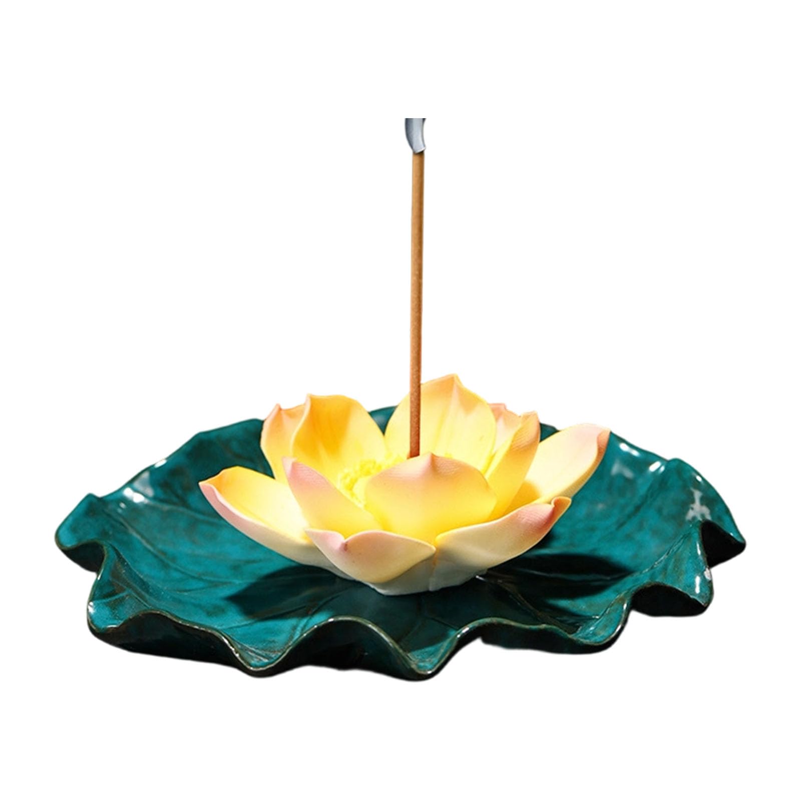Xjdzineq Incenses Holders, Lotuses Stick Burners, for/Coil/Cone Incensed with Ashes Catcher for Yogas Meditations Holders for Coil and Cones
