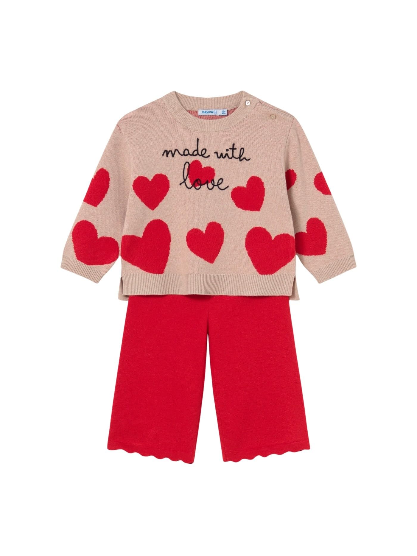 Mayoral Set Hose Trikot für Baby - Mädchen Rot