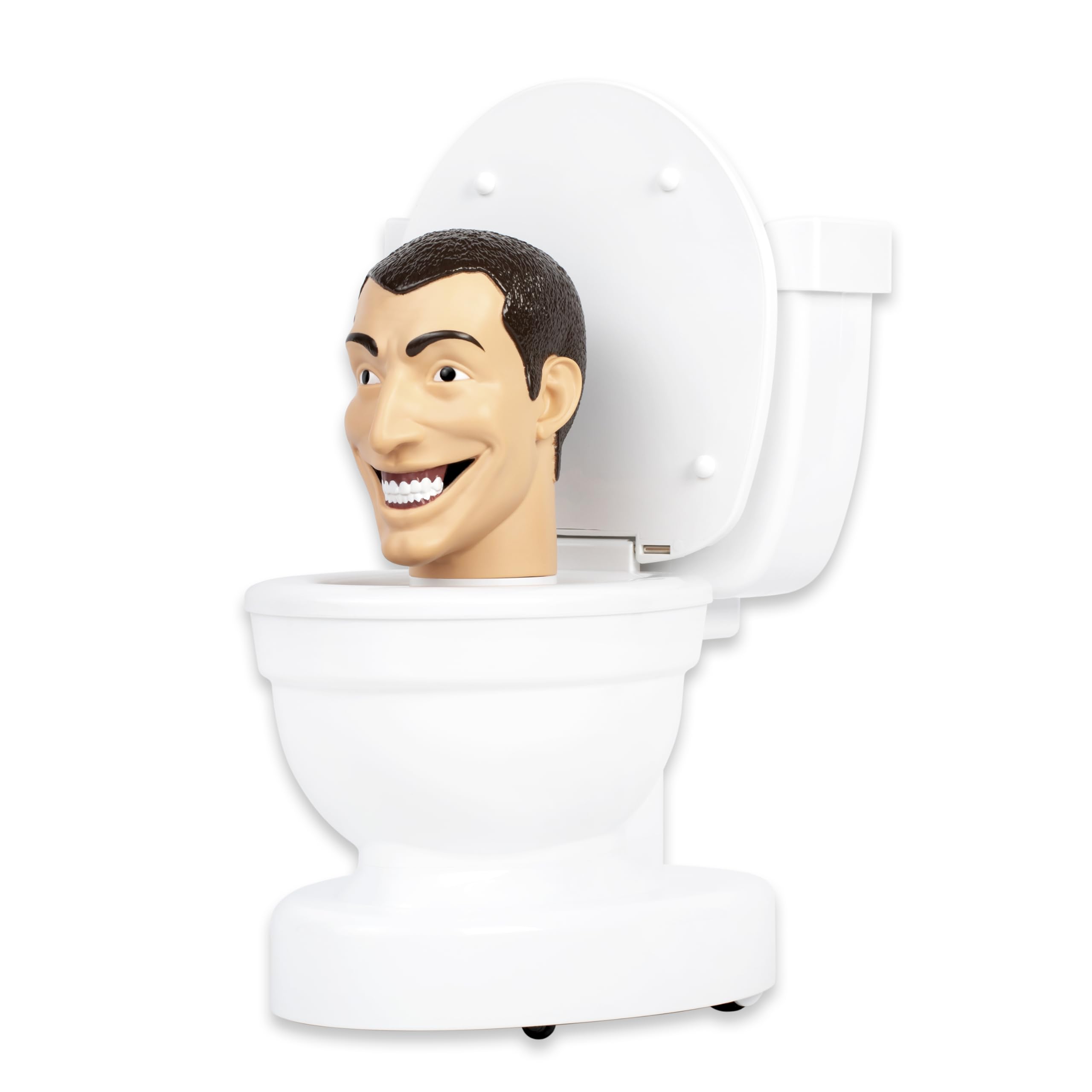 SKIBIDI Toilet Deluxe Toilet RC, YouTube Animation Sensation, pilot zdalnego sterowania, figurka akcji, oficjalnie licencjonowany gadżet toaletowy