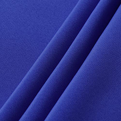 Image of sancua Square Tablecloth - 70 x 70 Inch - Stain and Wrinkle Resistant Washable Polyester Table Cloth, Decorative Fabric Table Cover for Dining Tables, Buffet Parties and Camping, Royal Blue