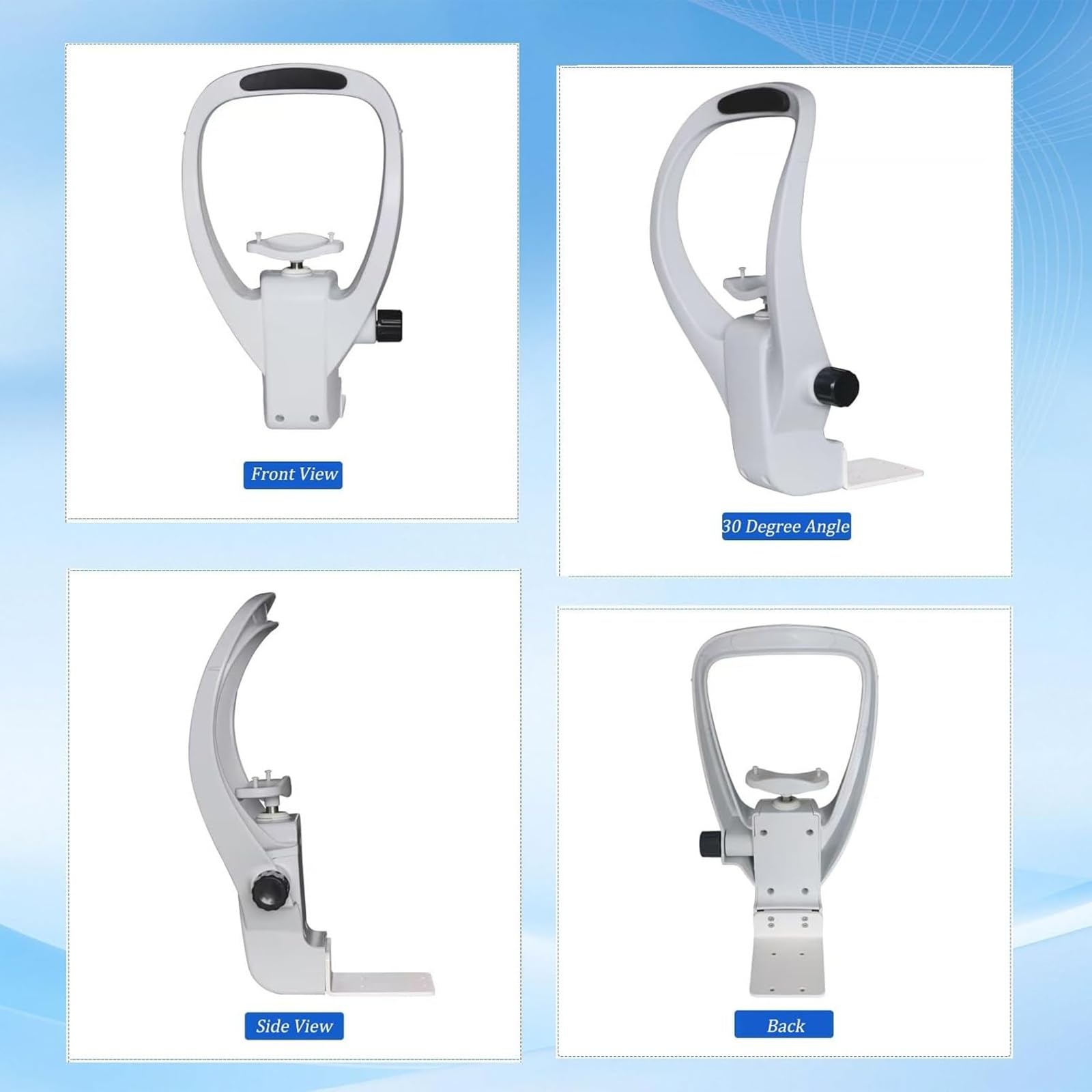 Podpórka podbródka Instrument optyczny do podparcia czoła, podpórka pod brodę, akcesoria do optometrii, regulowane wyposażenie wspornika czoła, okulistyczny automatyczny refraktometr, widoczność