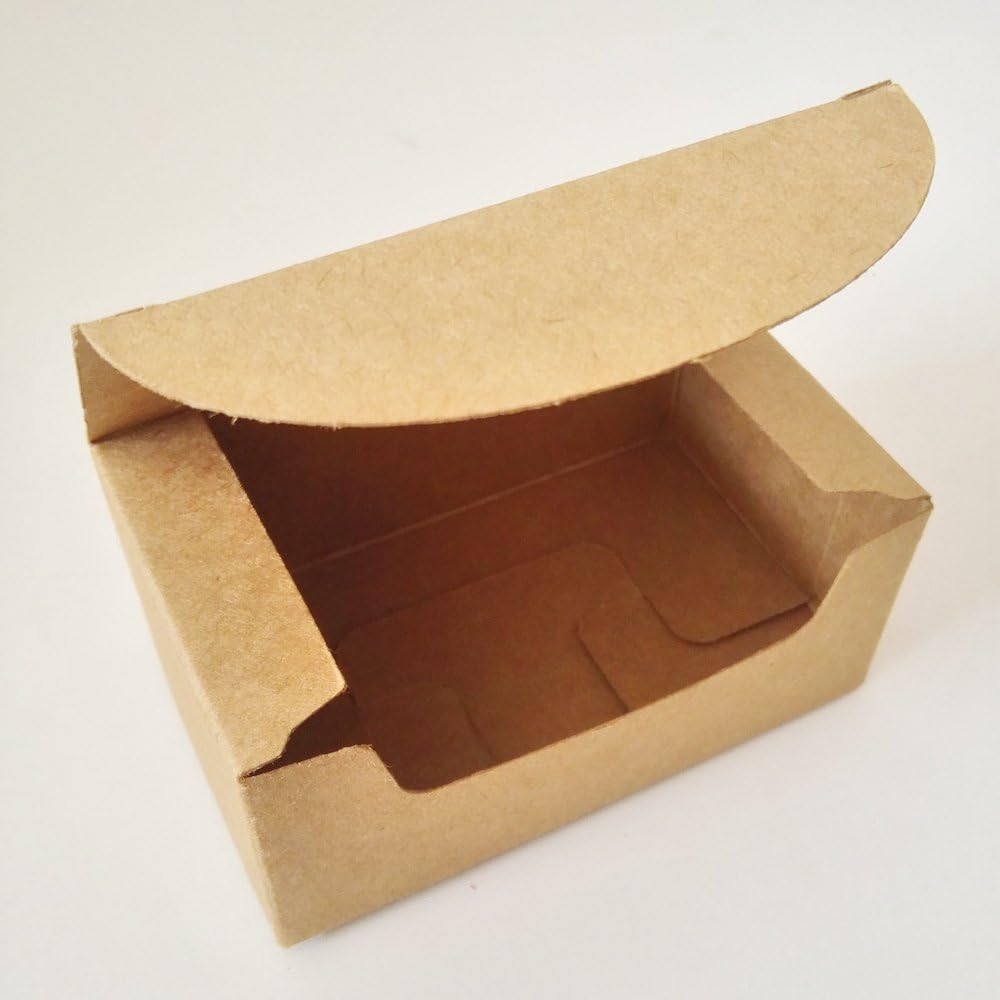 Gold Fortune 50-Pack Kraft Paper Gift Boxes with Rustic Twine & Brown Tags - Easy Assemble Wedding Favor Boxes for Groomsman Proposal, Christmas Party Favors, Birthday Gift Packaging - Brown Rectangle Boxes (50 Count)