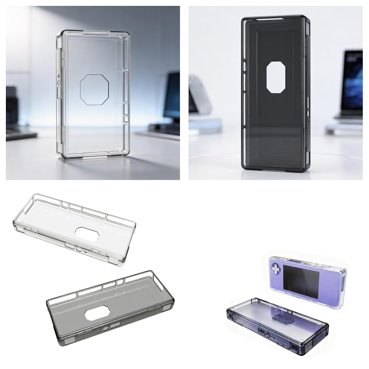 Handheld Gaming Case for Pocket 2, Clear image 2