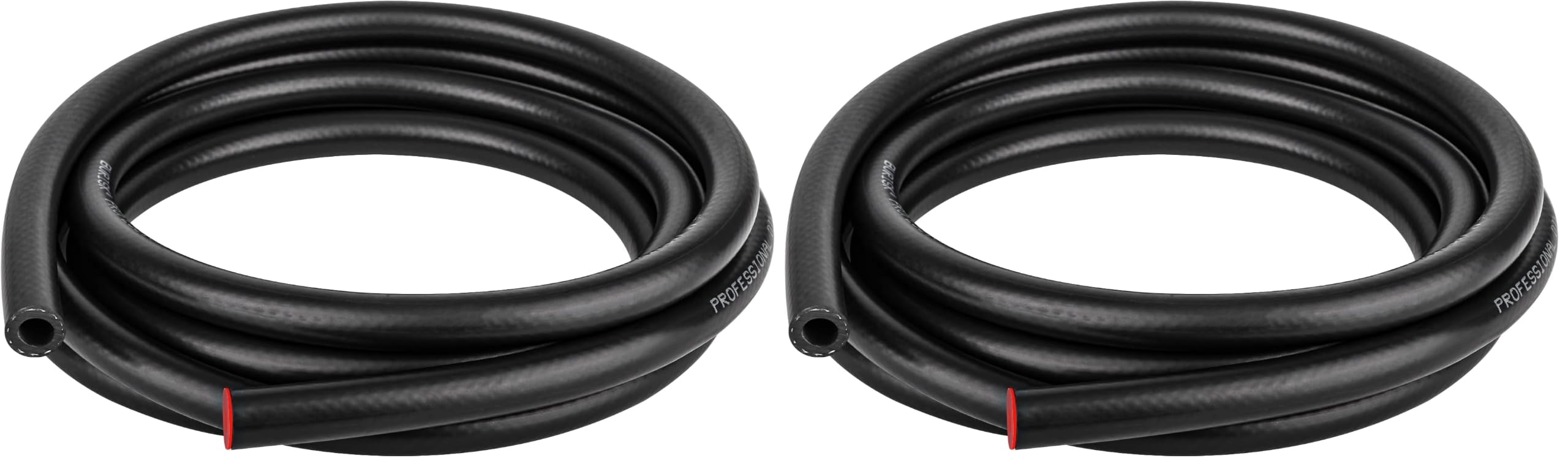 5/16 Inch (8mm) ID Fuel Line Hose 10FT NBR Rubber Push Lock Hose High Pressure 300PSI for Automotive Fuel Systems Engines (Pack of 2)