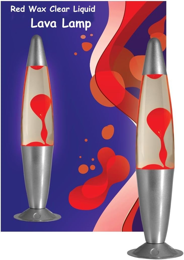 Red Clear Lava Motion Lamp