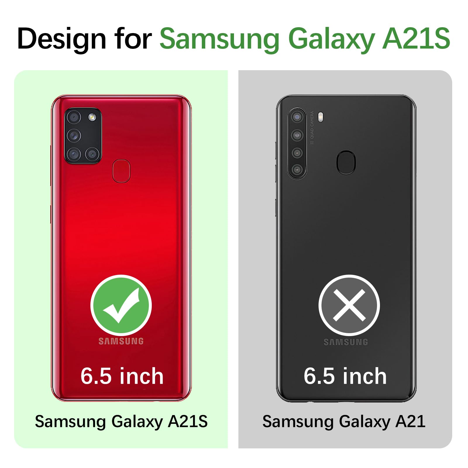 Amazon.com: Tesazxcn for Samsung A21s Phone Case with 6D Astronaut