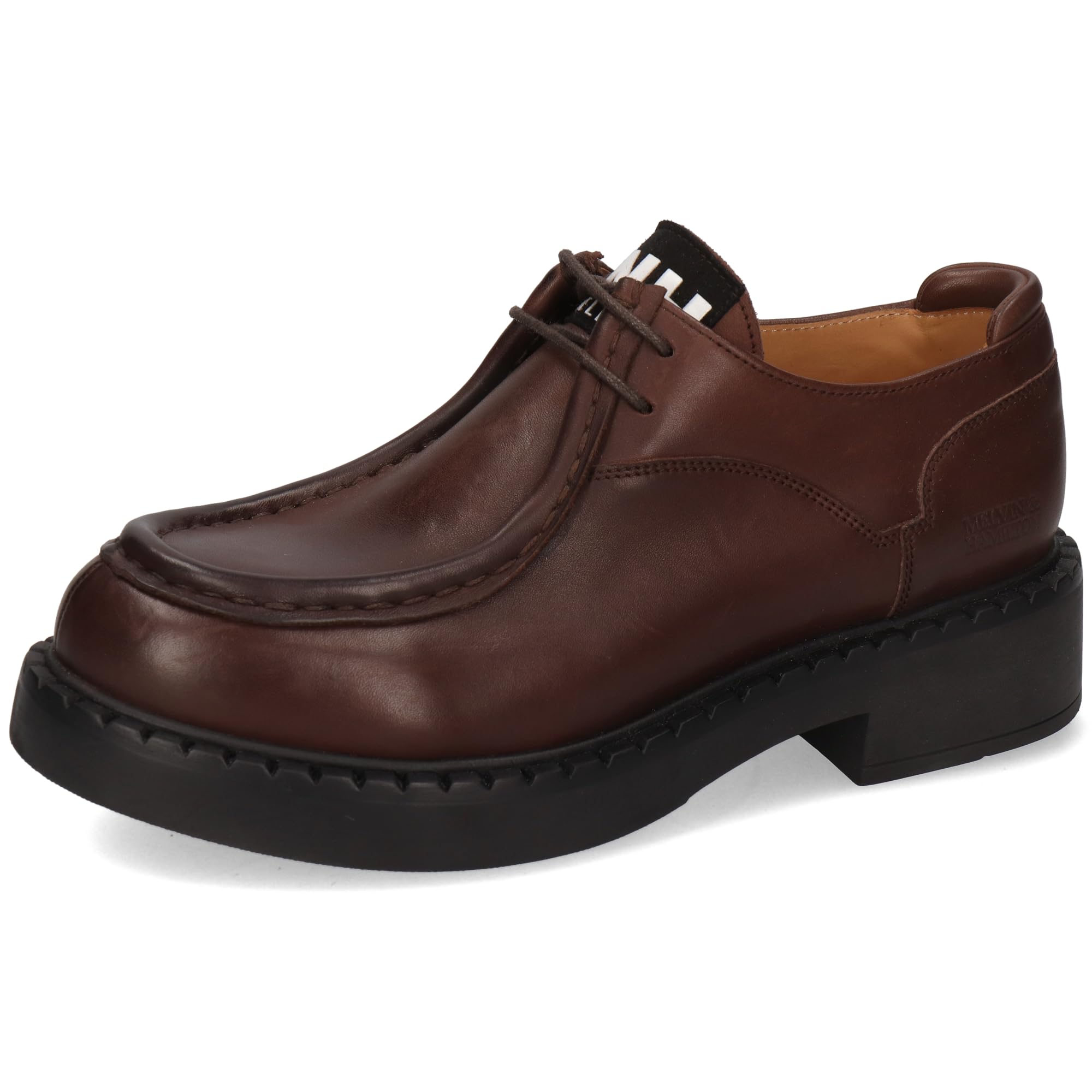 Melvin & Hamilton Derby Shoes Women's Pia 8, Brown, 8 UK