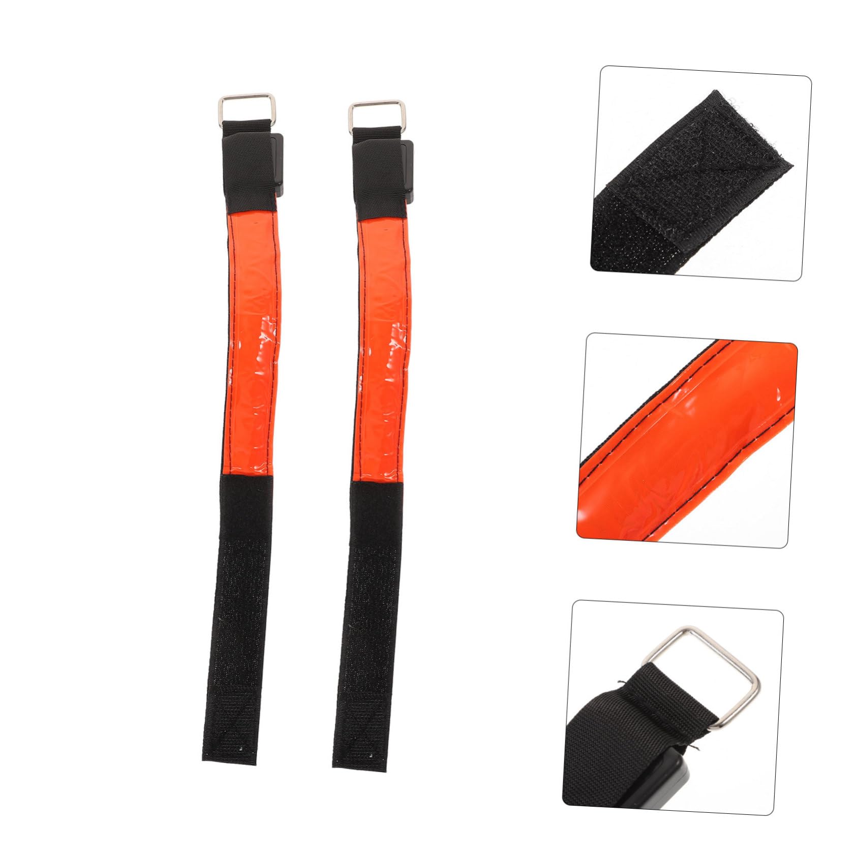 VANZACK 2 Pcs LED Reflective Armband Light for Night Running High Visibility Safety Wristbands for Jogging Cycling Outdoor Sports Easy to Use Multi Application