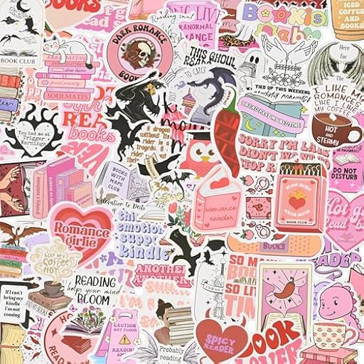 Calcomanía divertidas y estéticas para Kindle, álbumes de recortes fantásticos, impermeables para botella de agua y patineta | Ya disponible en tu tienda friki favorita! En mundofriki.es!