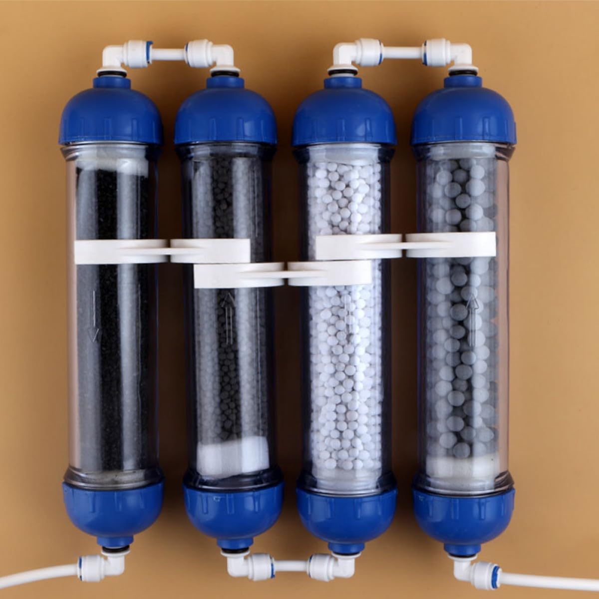 Thickened Water Filter Housing Shell DIY Refillable Small Filter Bottle for Home Water Filtration Single Pack