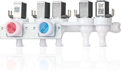 WH23X29553 Válvula de entrada de agua (parte OEM) para lavadora GE reemplaza AP6983554 PS12743643 EAP12743643 33090202 0024000126GA con 2 años de