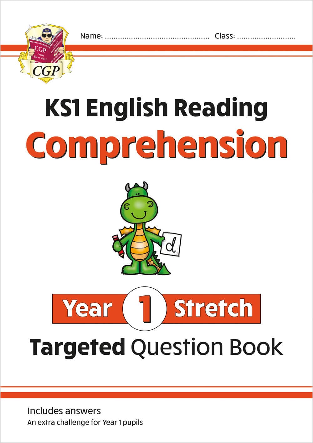 KS1 English Year 1 Stretch Reading Comprehension Targeted Question Book (with A