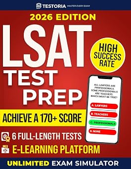 LSAT Blueprint Test Prep The Smartest Way to 170+ 6 Full-Length Exams, Lifetime Access to an Official E Learning Platform, Updates for the New Digital LSAT