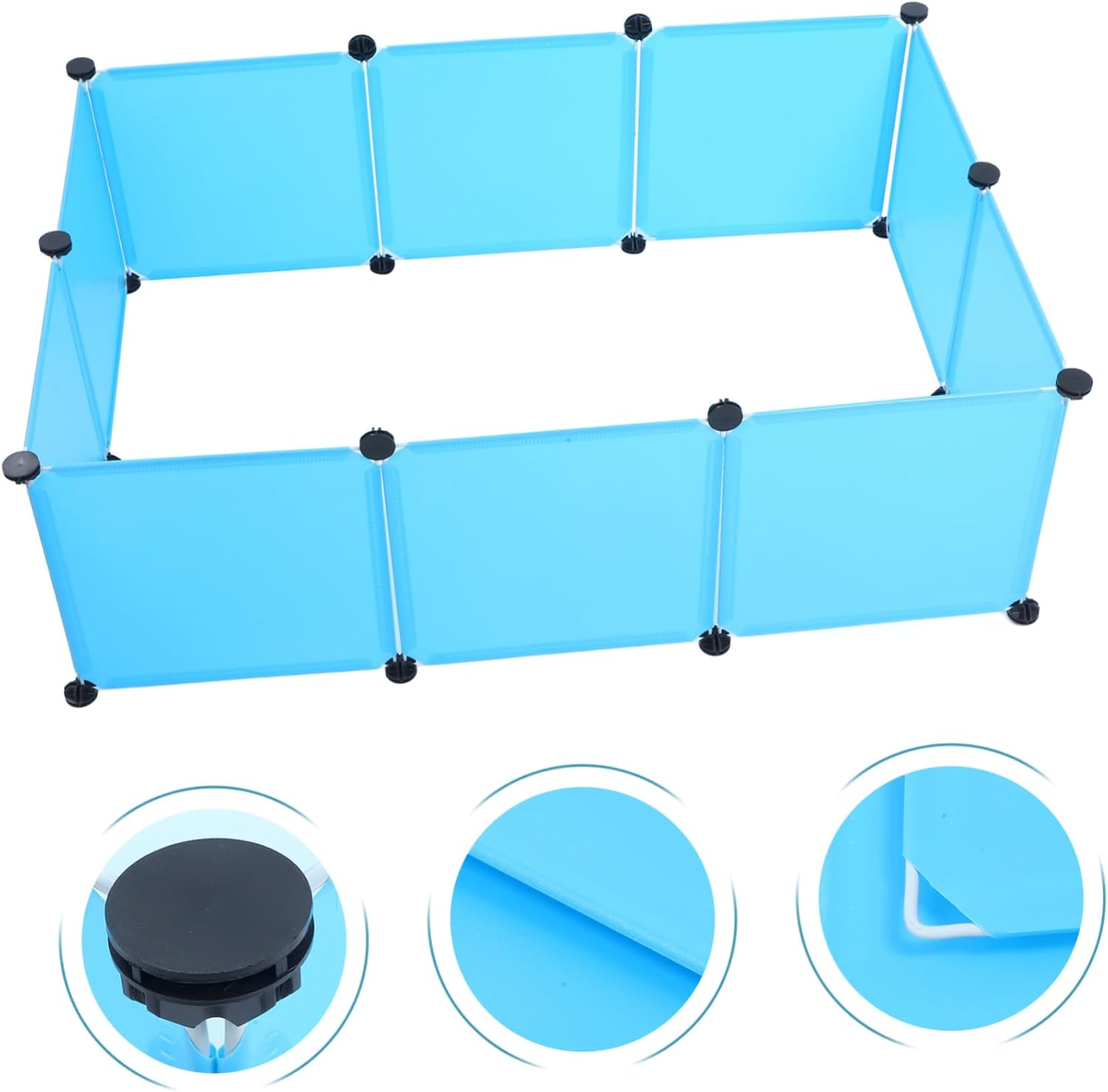 BESPORTBLE 1set Small Pet Playpen Panels for Chinchillas and Portable Enclosure Easy Assembly for Use Compact Storage