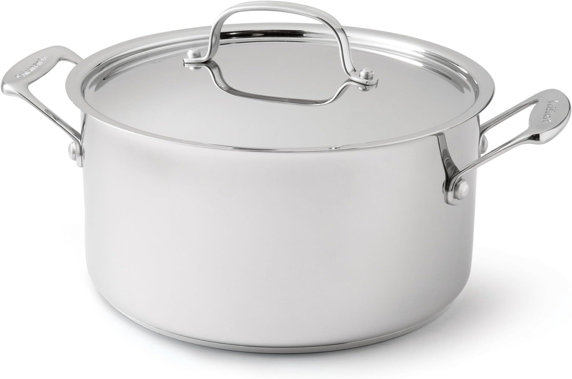 744-24 Chef's Classic Stainless Stockpot with Cover, 6-Quart