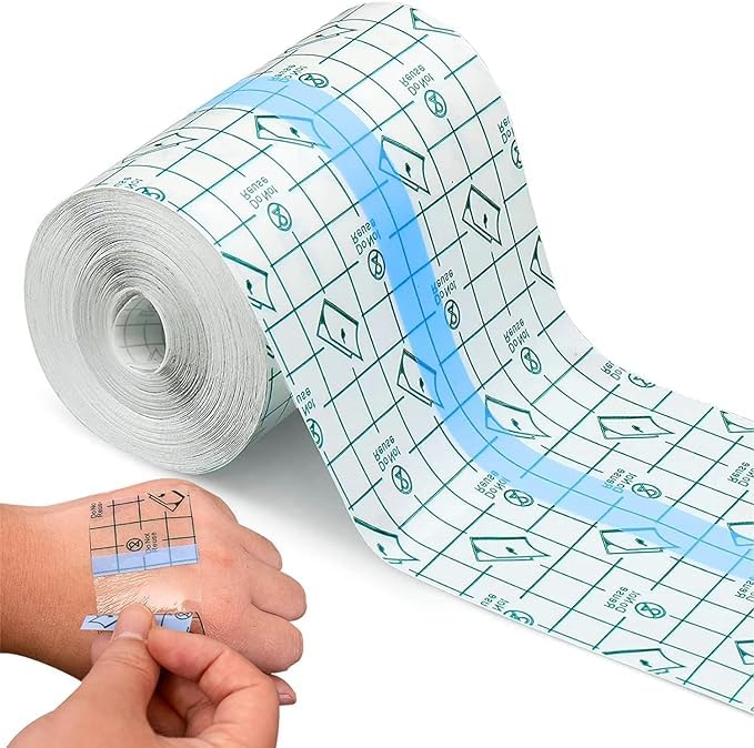 Savsons Transparent Stretch Adhesive Bandage Clear Waterproof Bandages Dressing Tape for Shower tattoo protecter and multi-purpose uses (10cm* 1 m) (B0D9TM1HLP) Amazon Price History, Amazon Price Tracker