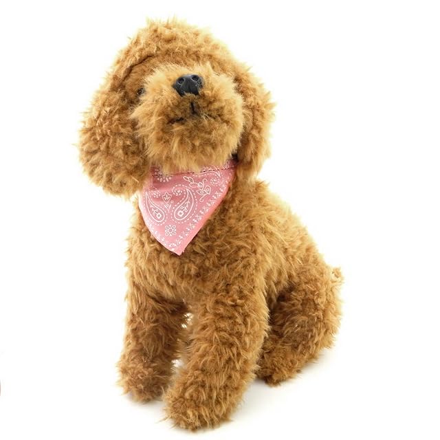 Foto 4 de 6 de ZUNEA Collar para perro o gato pequeño con diseño triangular, pañuelo ajustable, estampado para cachorros