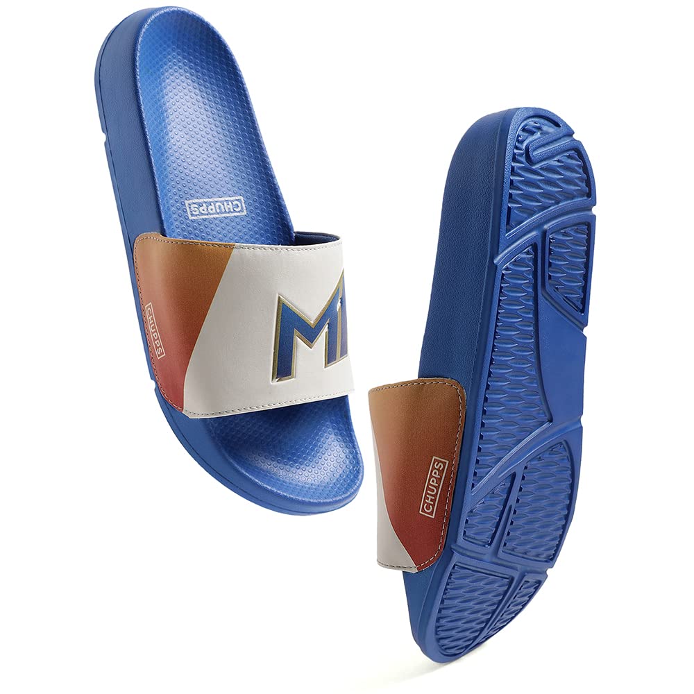 Mumbai Indians (MI) Official Slider for Women, FOAM6 Upper Technology (6mm Foam) for Snug Fit with ERGOX Footbed (Contoured & Cushioned) for Super Comfort Flip Flop Slipper-image-37