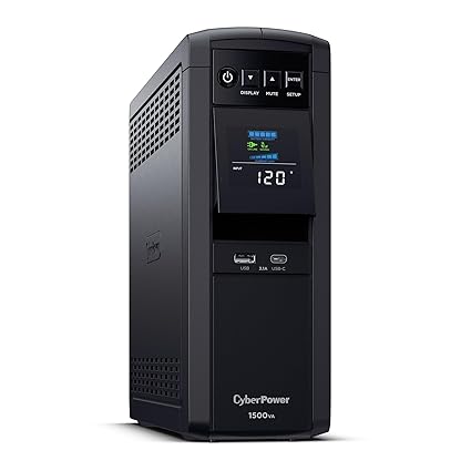 CyberPower CP1500PFCLCD PFC Sinewave UPS Battery Backup