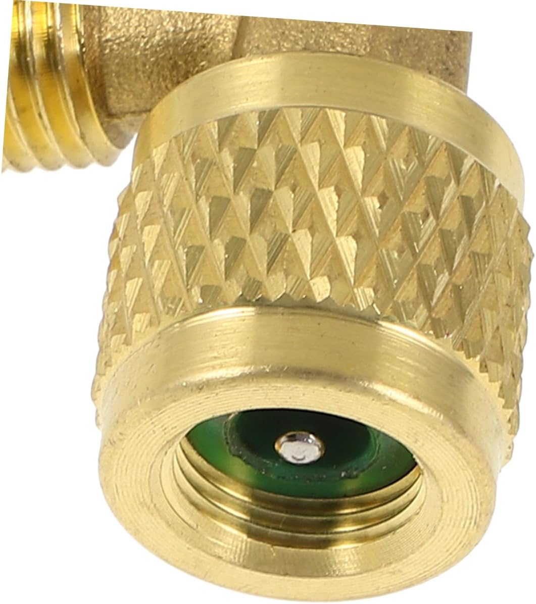 MAGICLULU Brass Flow Control Valves 2pcs Safety Adapter for Charging Tool Universal Opener for Systems