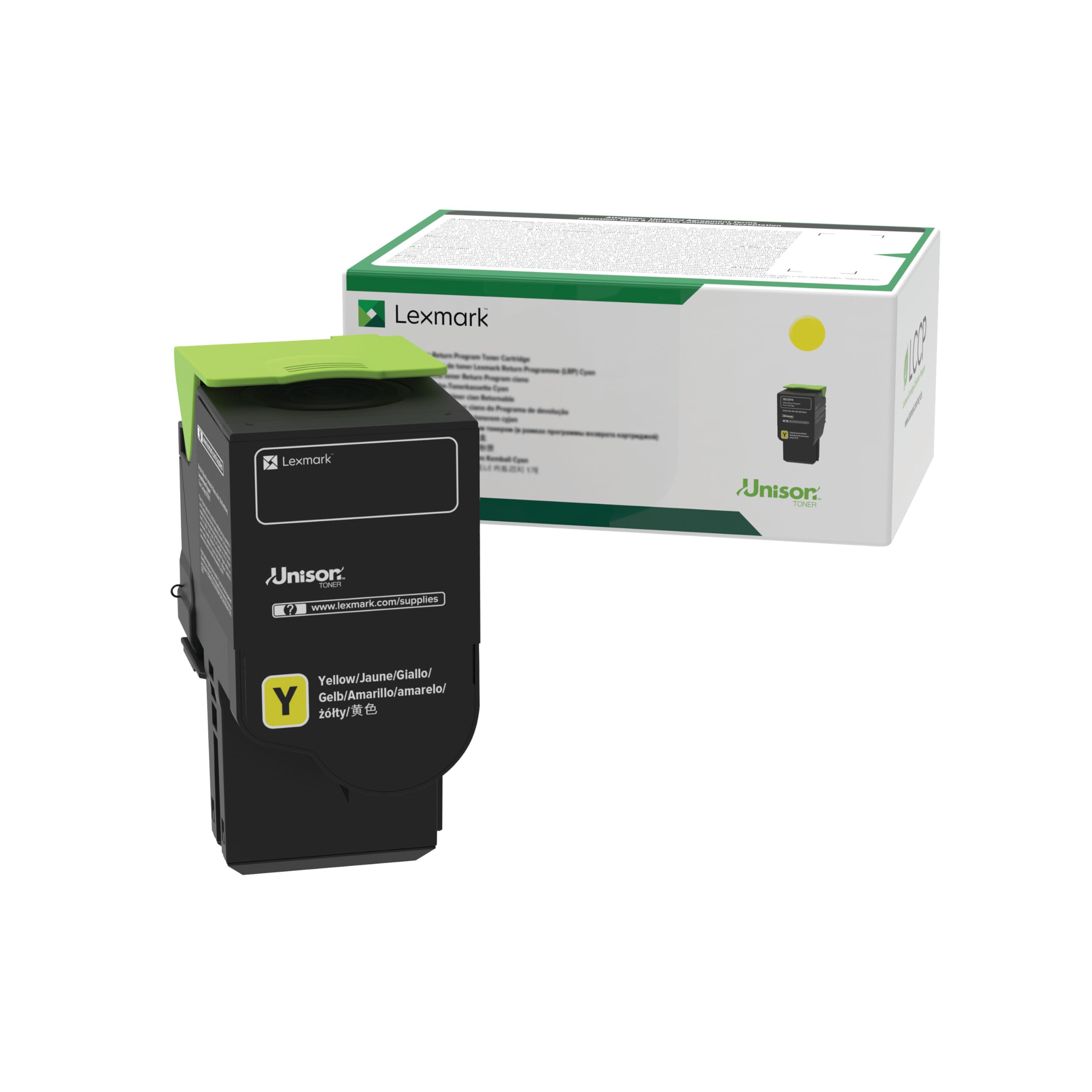 Yellow Lexmark C2320y0 Toner Cartridge 1 Pc(S) Original