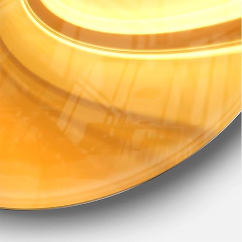 Miniatura 3 de DesignQ Reloj de pared moderno con textura curvada de ondas marrones, reloj de pared redondo para decoración de sala de estar