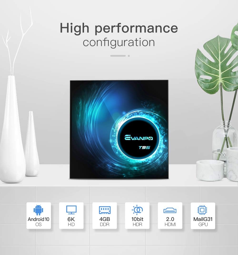 Flash Deals - 50% OFF Android 10.0 TV Box Smart Android TV Box Media Player Quad-Core 4GB RAM 64GB ROM Support 2.4G WiFi/H.265/ USB 2.0/ 100M LAN/ 3D 6K Ultra HD Product Deal Android 10.0 TV Box Smart Android TV Box Media Player Quad-Core 4GB RAM 64GB ROM Support 2.4G WiFi/H.265/ USB 2.0/ 100M LAN/ 3D 6K Ultra HD
