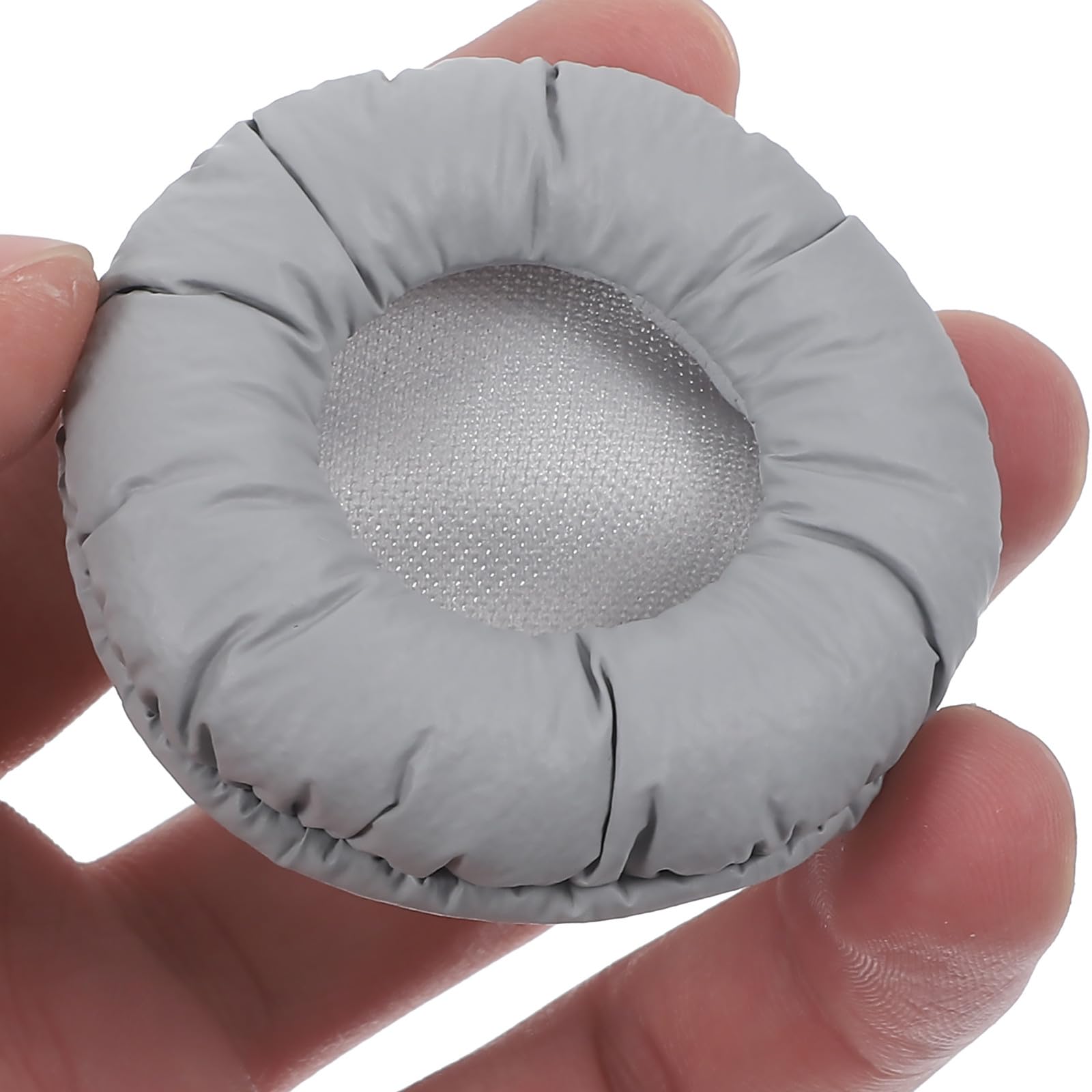 Coussinets d'oreille de Rechange en Éponge Gris pour Casque 50 Mm Compatible, Housse Coussinets Oreillettes Confortables et Solide, Accessoires Audio Remplacement Écouteurs
