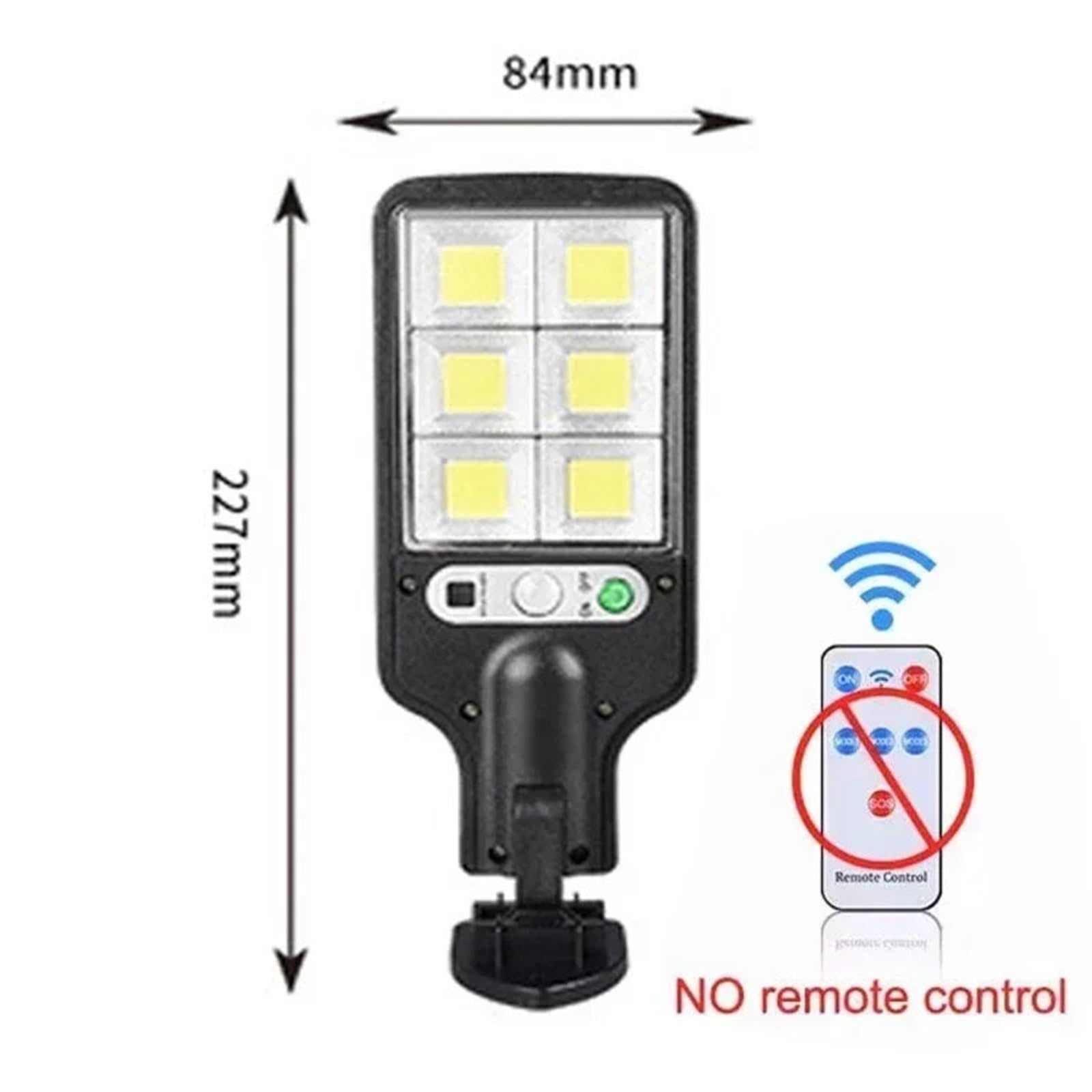 Solar Street Lights Outdoor lampa solarna 2500 W z 3 trybami światła, wodoodporna, z czujnikiem ruchu, do ogrodu, patio, ścieżki (2500 W, 3 szt.)