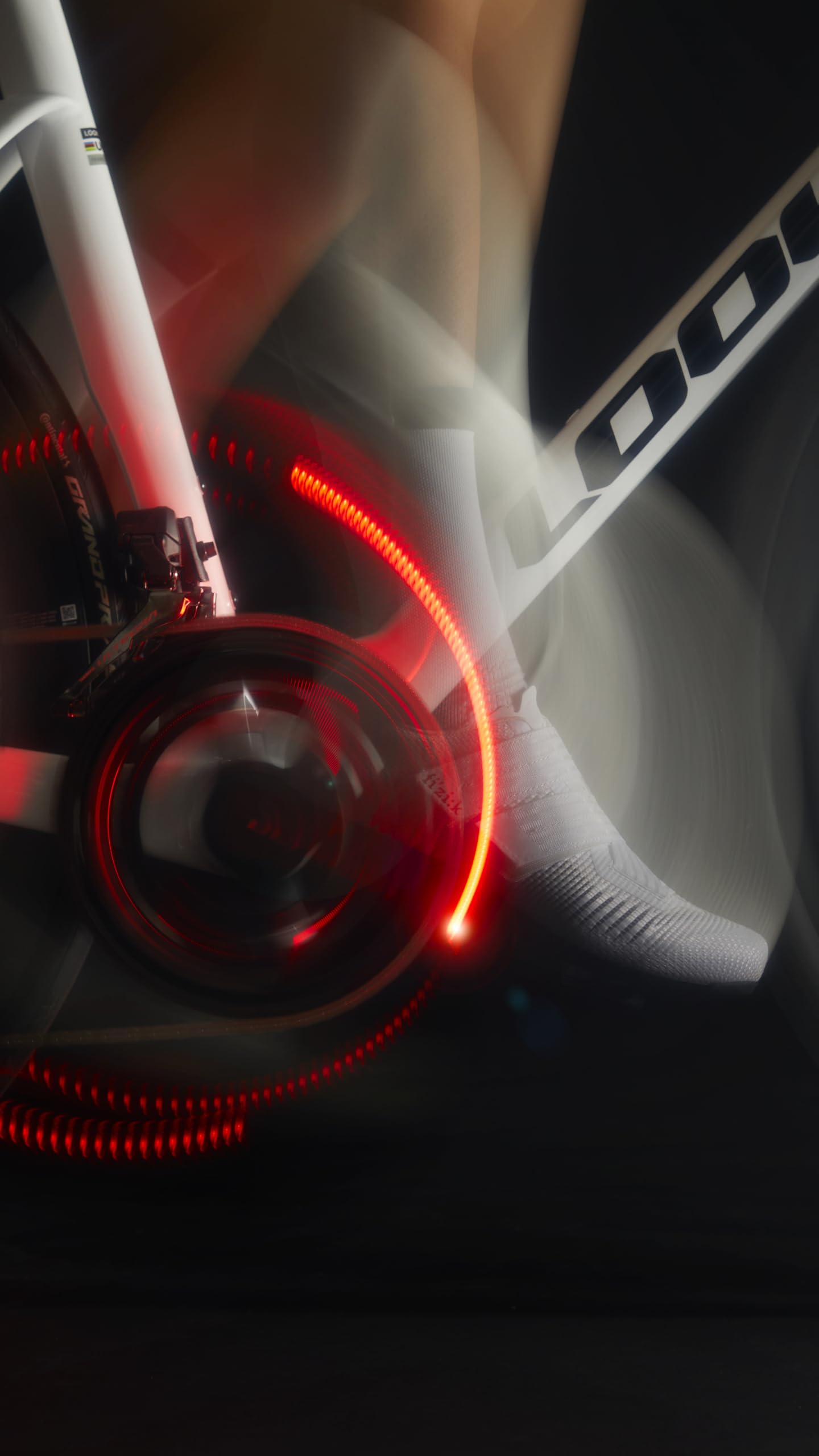 Look Keo 2 Max Vision – Pedali da corsa con luce posteriore Vision integrata, 60 lm, autonomia fino a 40 h