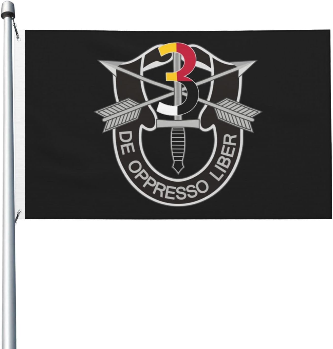 3rd Special Forces Group 3x5 Ft Flag - Durable Polyester, Double-sided Design for Outdoor or Indoor Use27