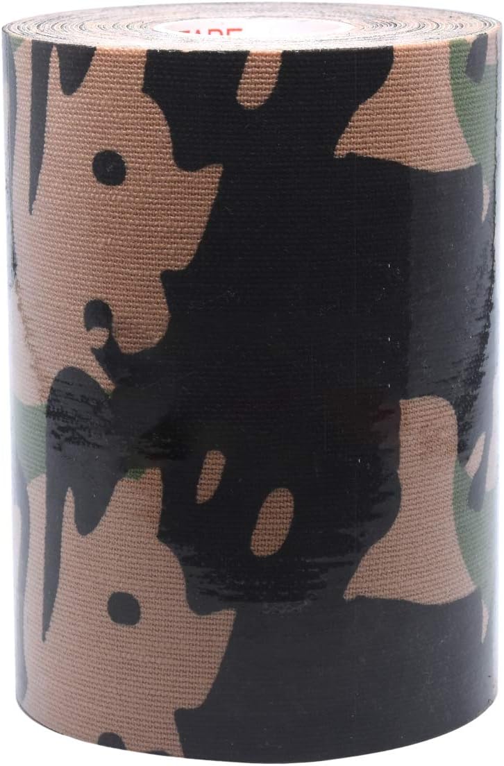 PTmehuu Kinesiology Tape Extra Wide 2 inch 4 inch x 16.4 feet Roll Waterproof Latex Free Athletic for Pain Relief, Muscle Support, Recovery : Health & Household