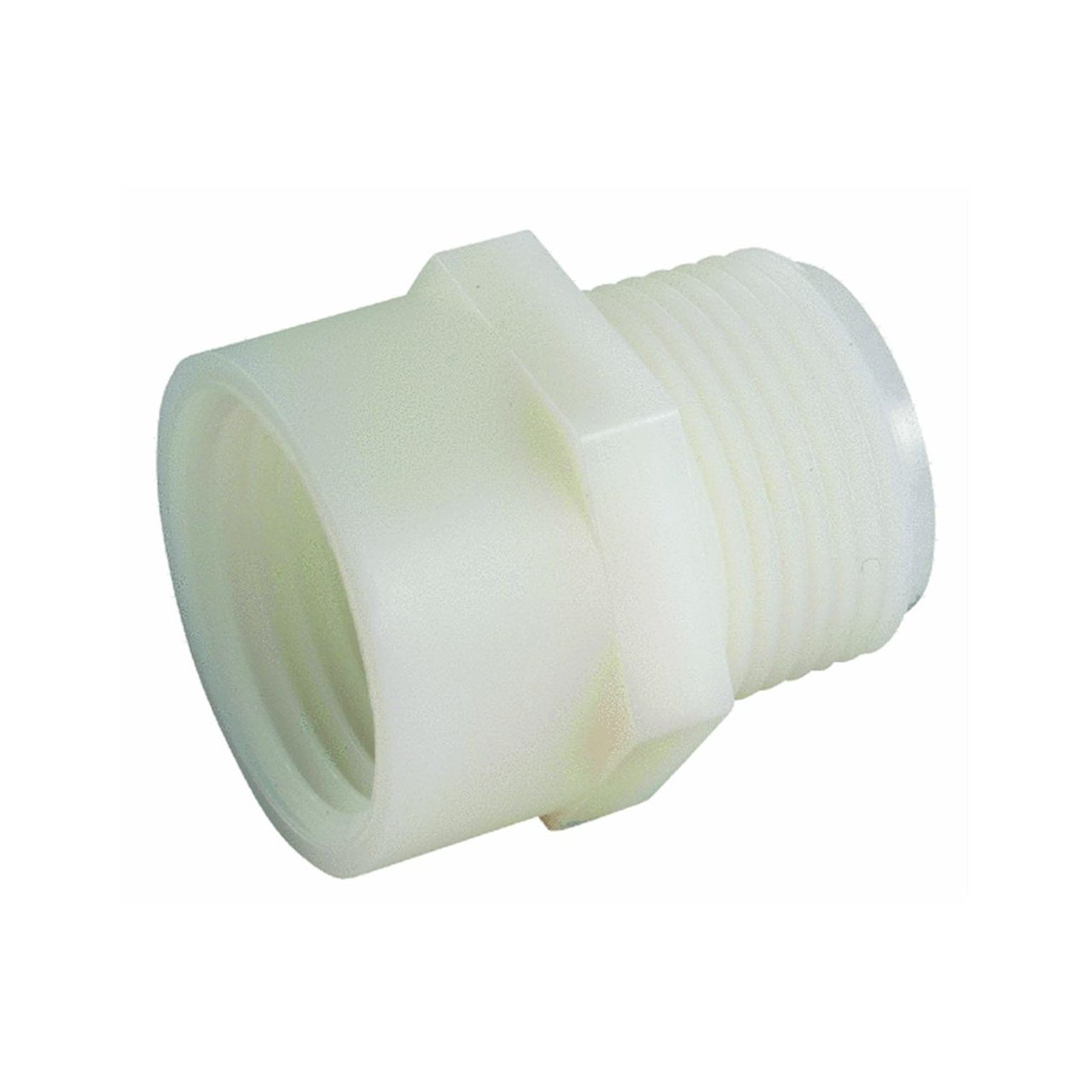 Anderson Metals 53784-1212 Nylon Pipe Adapter, 3/4 FGH x 3/4 In. MPT - Quantity 5