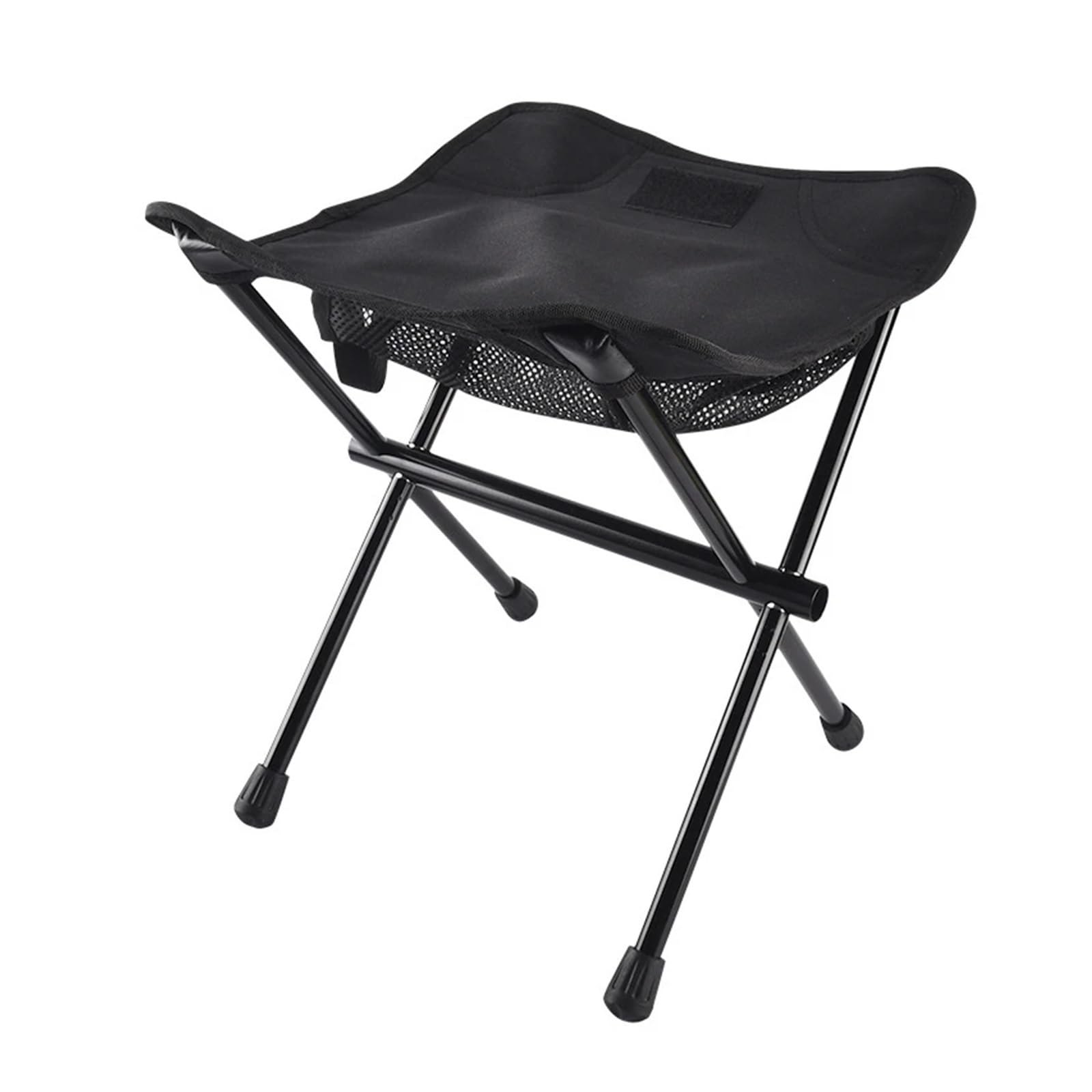 Ultralichte opvouwbare kampeerstoel van aluminiumlegering(Black)