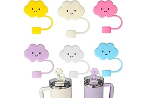 6 Pcs Silicone Straw Cover for Stanley Cup 40/30 oz Accessories for...