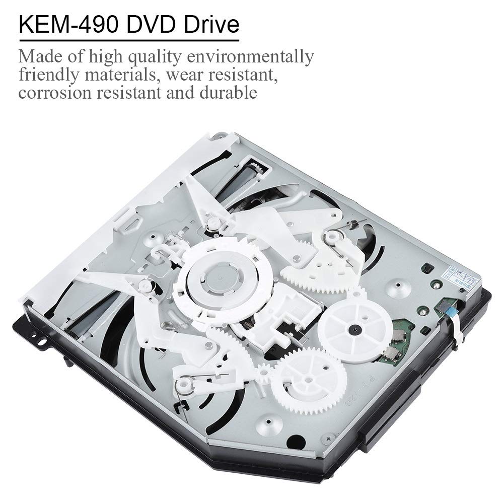 Delaman Disque, Lecteur de Disque Blu-Ray Portable CD-ROM de Remplacement pour Console de Jeu pour PS4 KEM-490