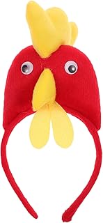 Amosfun Rooster Headband Chicken Costume Hair Band for Party Performance
