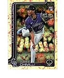 2025 Topps Silver Crackle Foilboard #370 Angel Chivilli Colorado Rockies (RC - Rookie Card)
