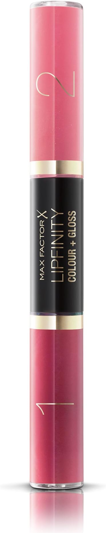 Max Factor Lipfinity Color & Gloss, No. 650 Lingering Pink, 2 Count