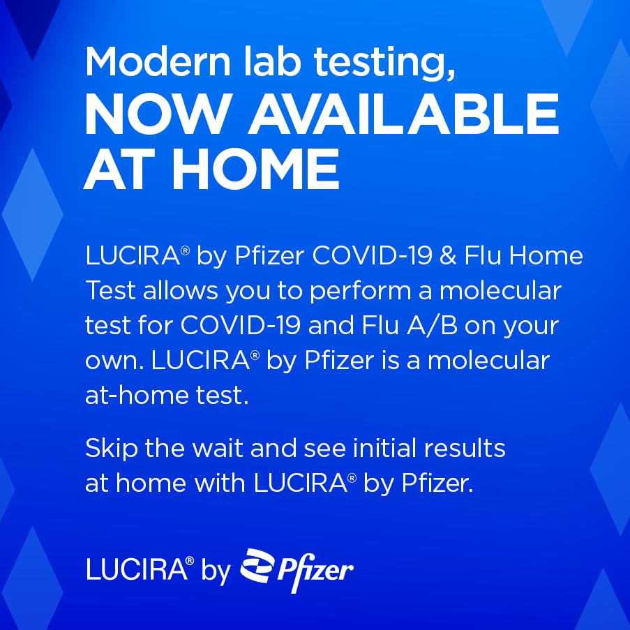 Miniatura 7 de LUCIRA por Pfizer COVID-19 y prueba casera de gripe, resultados en 30 minutos, primera y única prueba en el hogar para COVID-19 y gripe AB, uso de