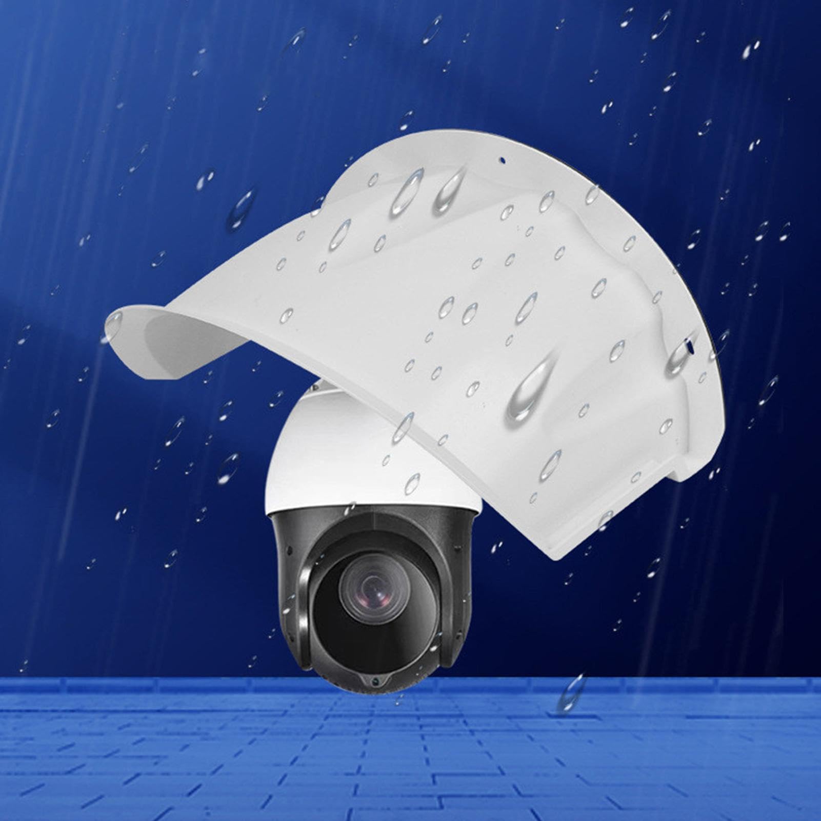 Kamera Wetterschutz Für Ring Stick Up Cam, Outdoor Camera Regenschutz Sonnenschutz Kamera Regen Abdeckung Kappe Abdeckung Wasserdicht Regen Und Schnee Schutzhülle Staub Schutz, Weiß