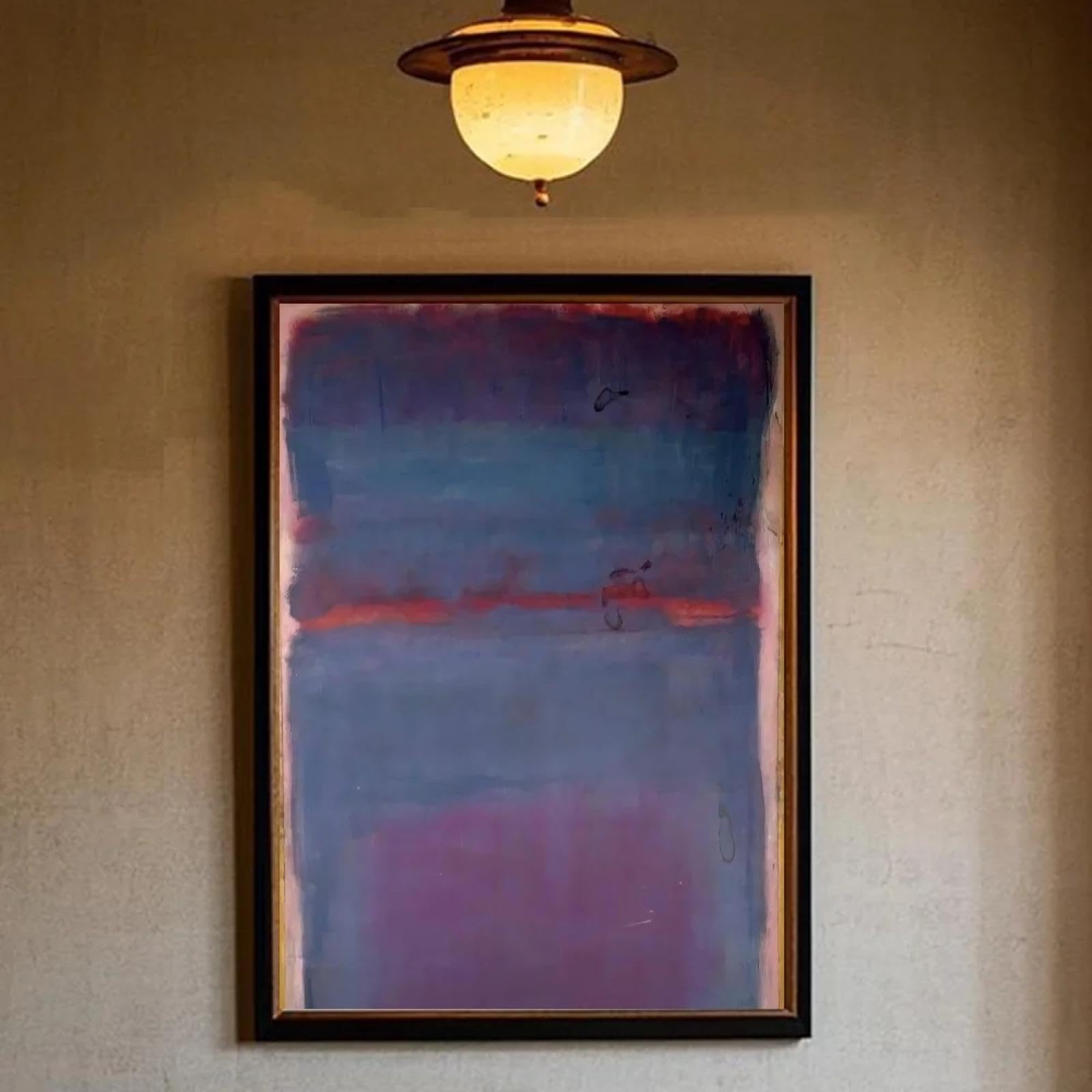 Ltjiajuypd Frameless Prints On Canvas Painting Mark Rothko Classic Vintage Poster Hd Art Wall Home Living Room Bedroom Bar Decoration 27.5"X39.4"(70X100cm) No Frame