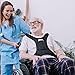 Wheelchair Seat Belt for Adults Chest Harness Safety Strap for Elderly & Disabled Torso Support with Adjustable Anti-Slip Restraint Vest