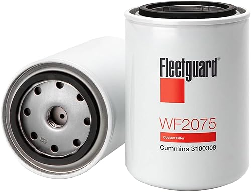WF2075 Fleetguard Water Spin-On, reemplaza a Baldwin BW5075, Donaldson P552075, Luber Finer LFW4075, Wix 24075
