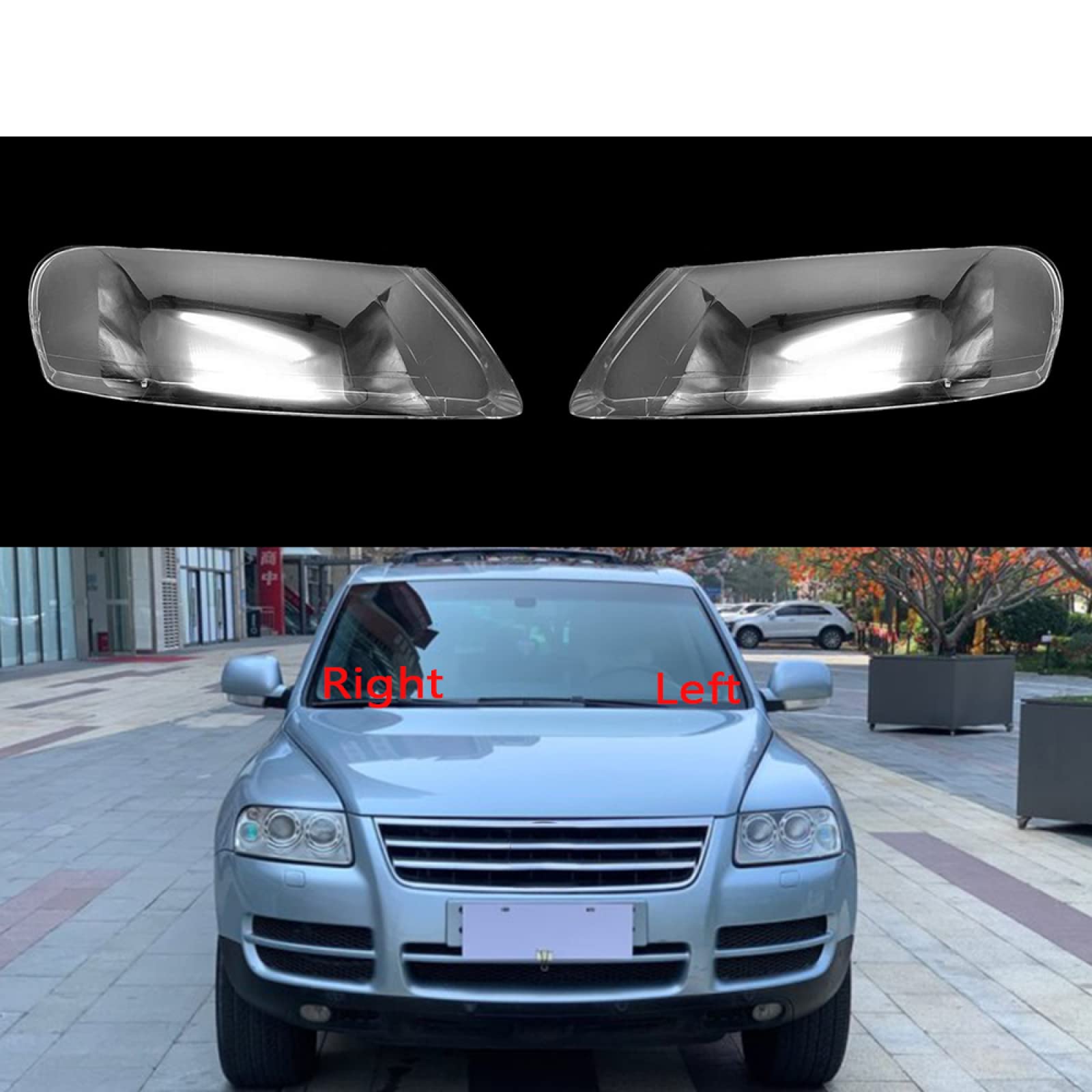 Couvercle De Lave-phare Avant Gauche Vexilon Pour VW Touareg 2002-2006 - Protection Du Gicleur, Design ABS