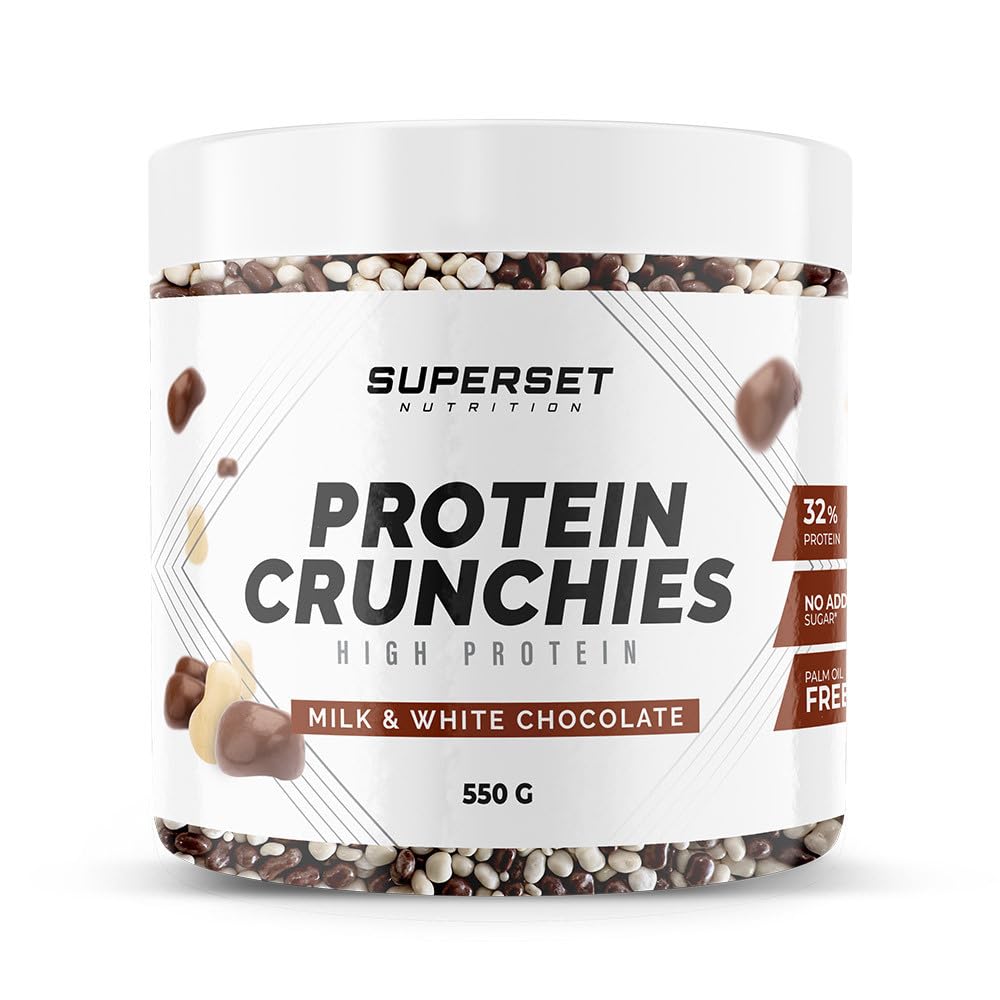 Superset Nutrition - Pacchetto Colazione - Porridge - Crunchies Di Proteine Cioccolato Al Latte E Bianco + Zero Syrup Caramello - I must per la colazione!